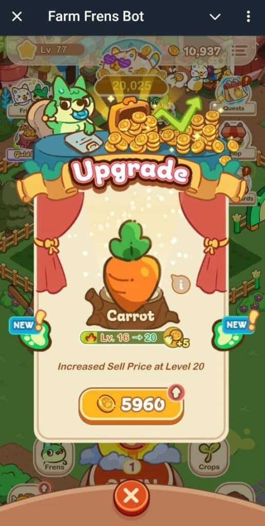 Farm Frens: Get Involved in a Special Web3 Farming Game to Earn Money on Telegram